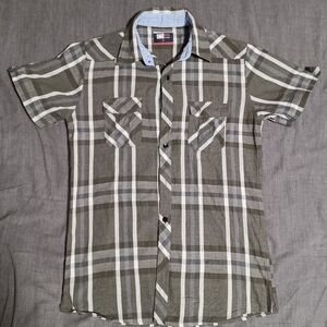 Men's Plaid Short Sleeve Shirt